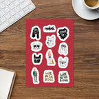 Dog Mom & Dog Dad Stickers - Parent Pride Pack - neleti