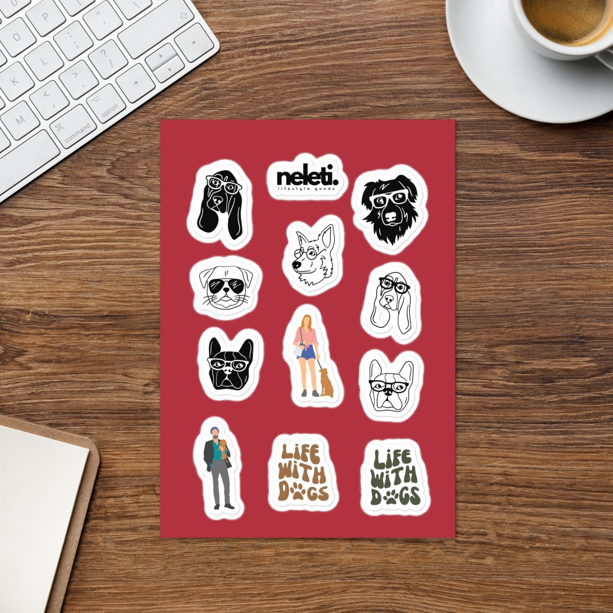 Dog Mom & Dog Dad Stickers - Parent Pride Pack - neleti