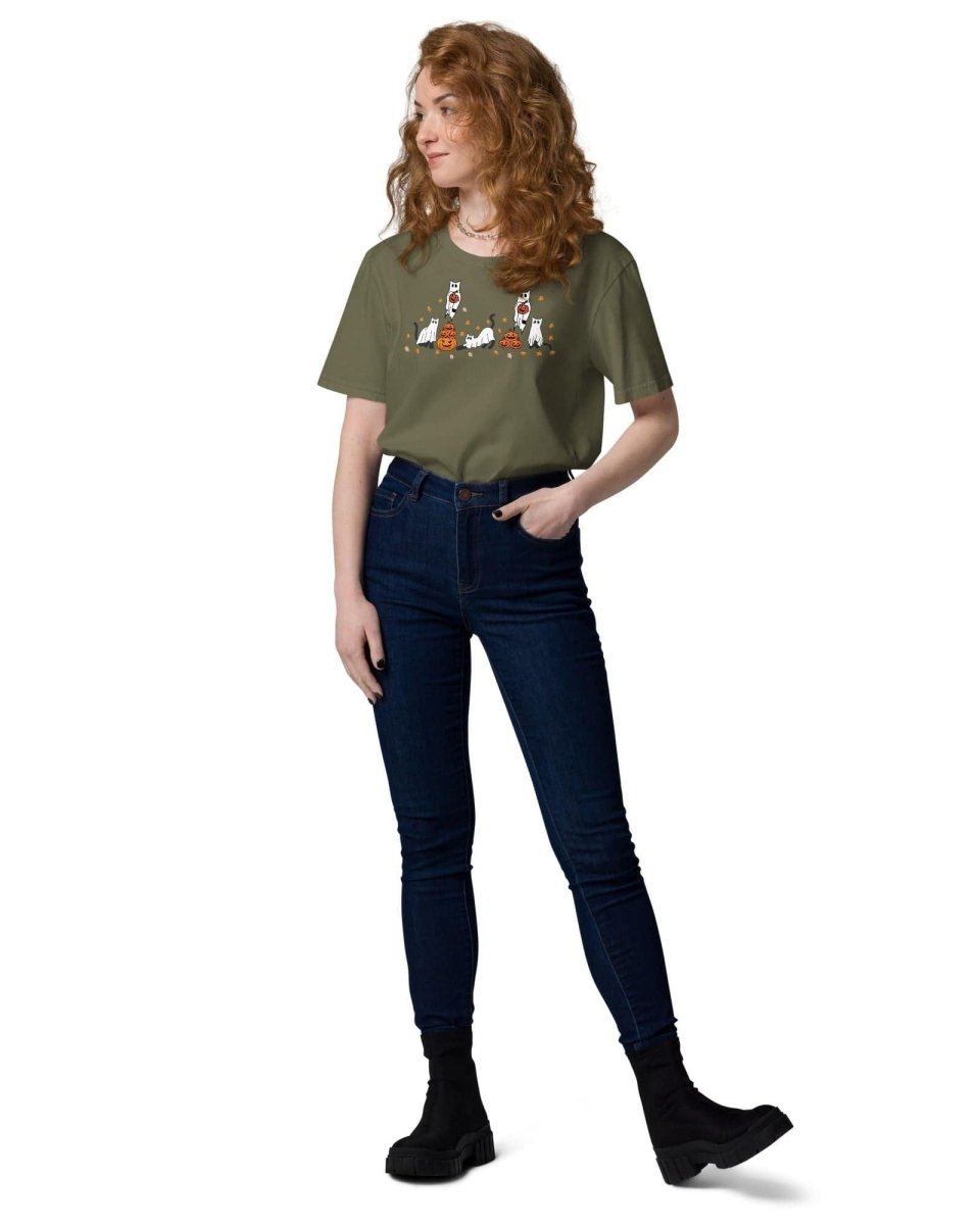 Halloween Shirt with Cat Hosts - neleti