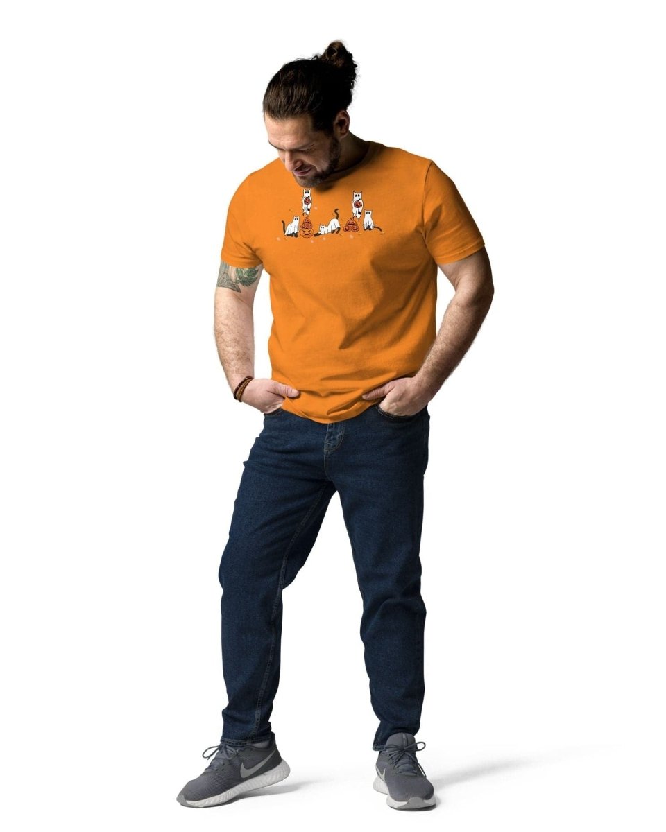 Halloween Shirt with Cat Hosts - neleti