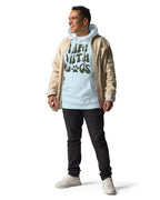 'LIFE WITH DOGS' Premium Hoodie - Dog Parent Sweatshirt with Paw Print Design - neleti