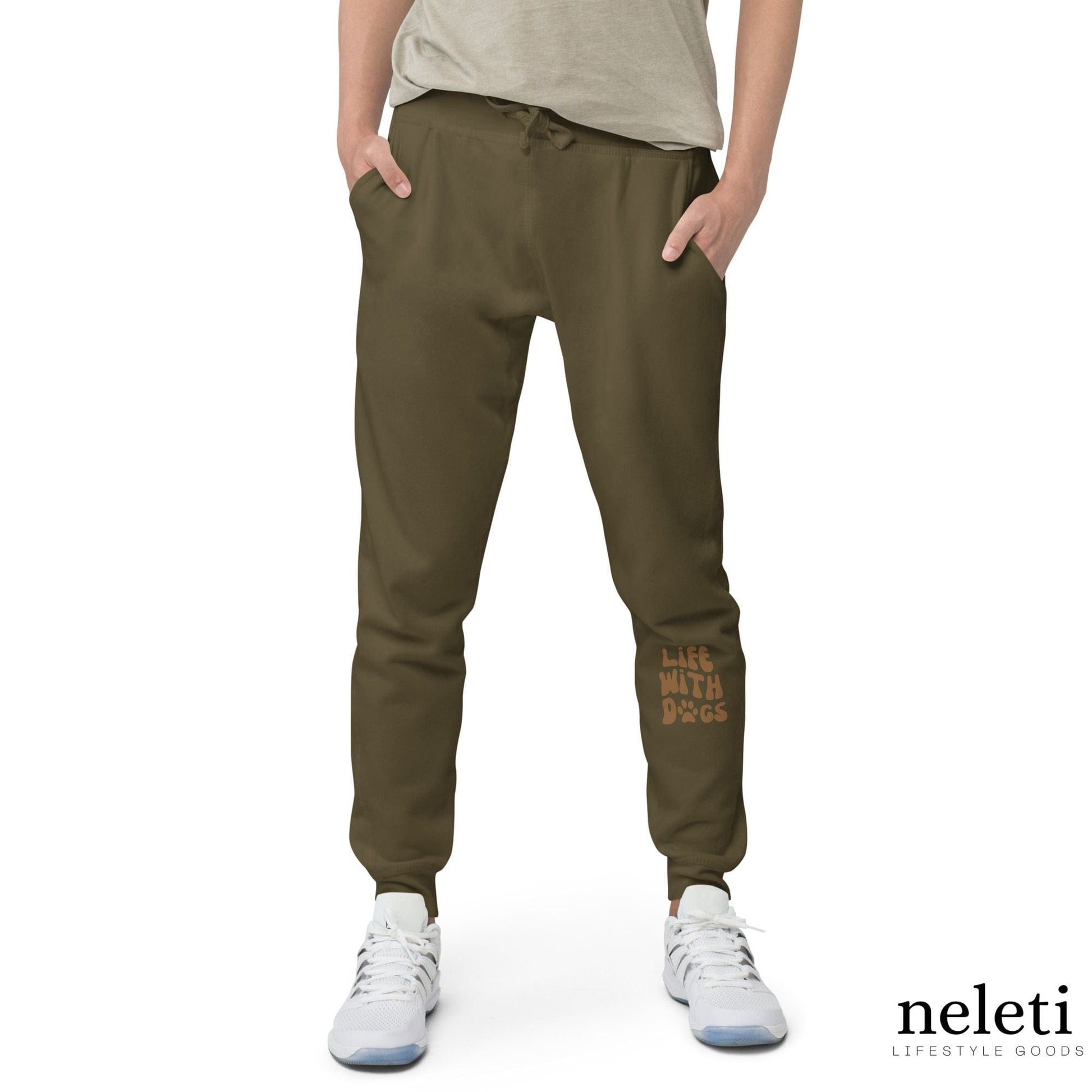    neleti.com-Military-Green-Fleece-Sweatpants