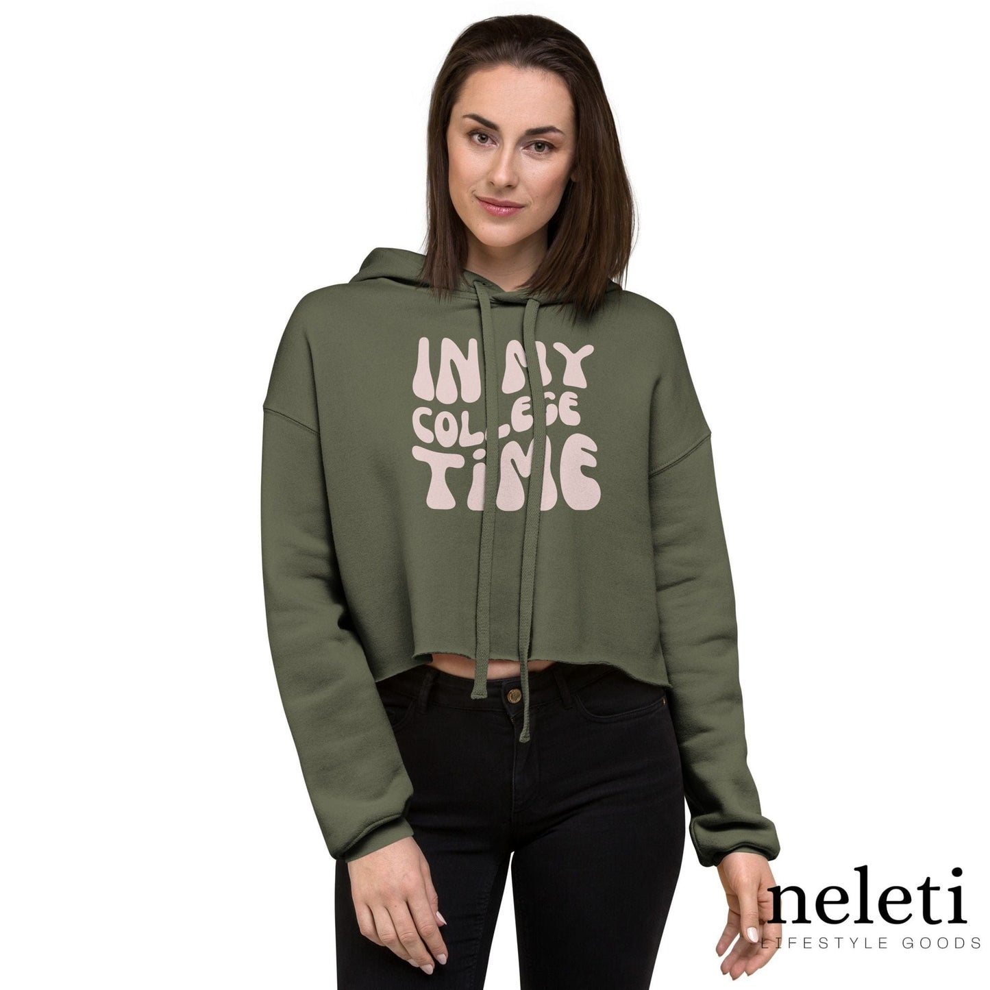 neleti.com-crop-hoodie-in-military-green-color-for-college-student