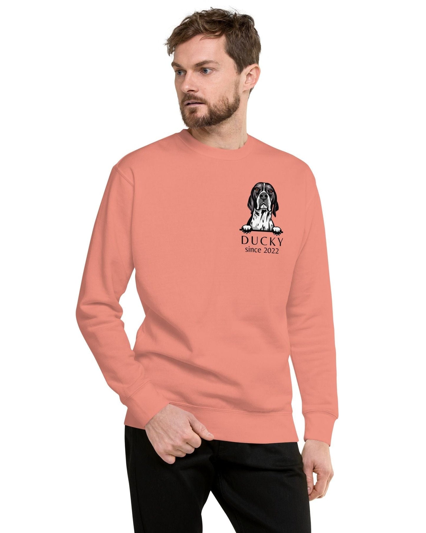 neleti.com-custom-dusty-rose-sweatshirt-for-dog-dad