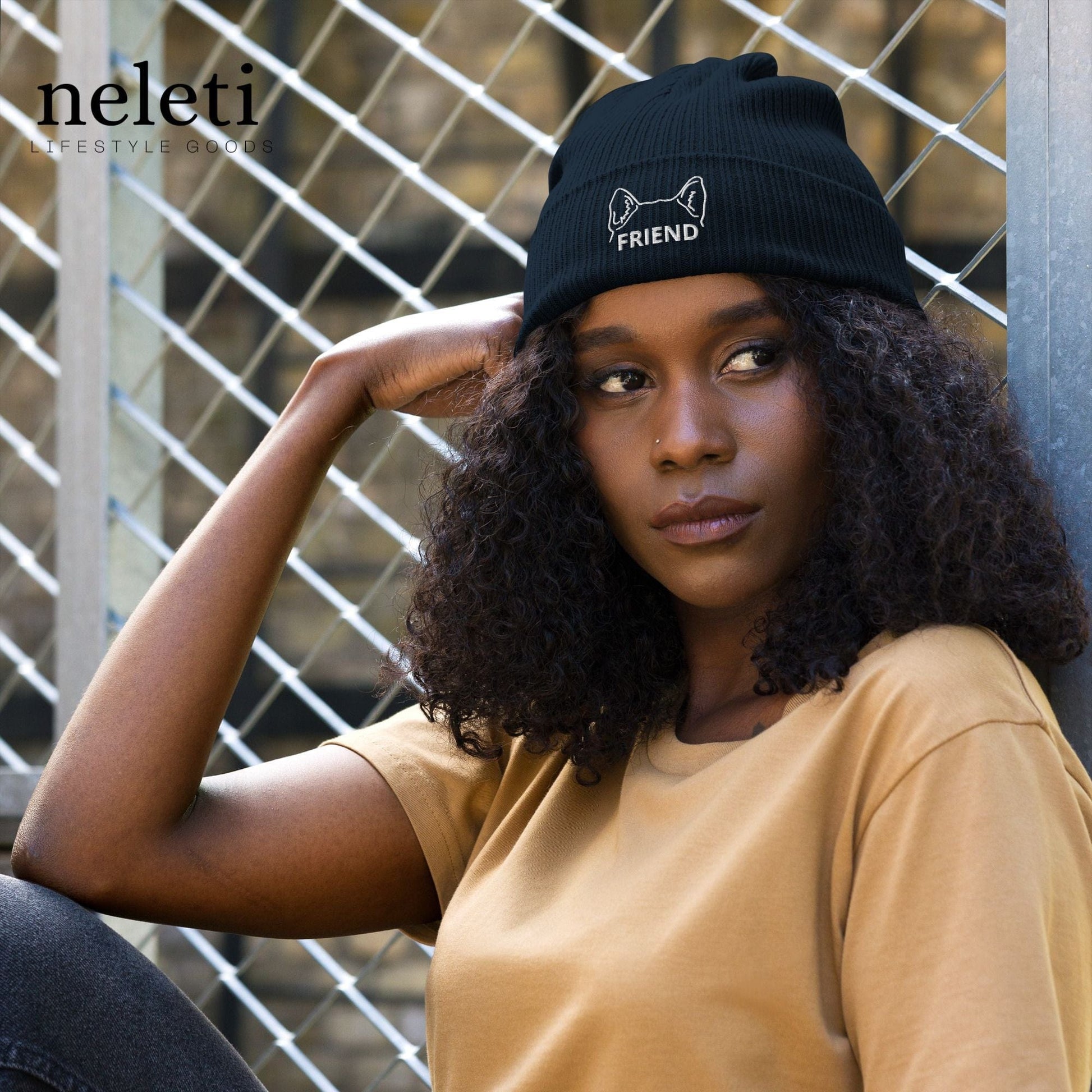 neleti.com-custom-embroidered-black-beanie-for-dog-lovers