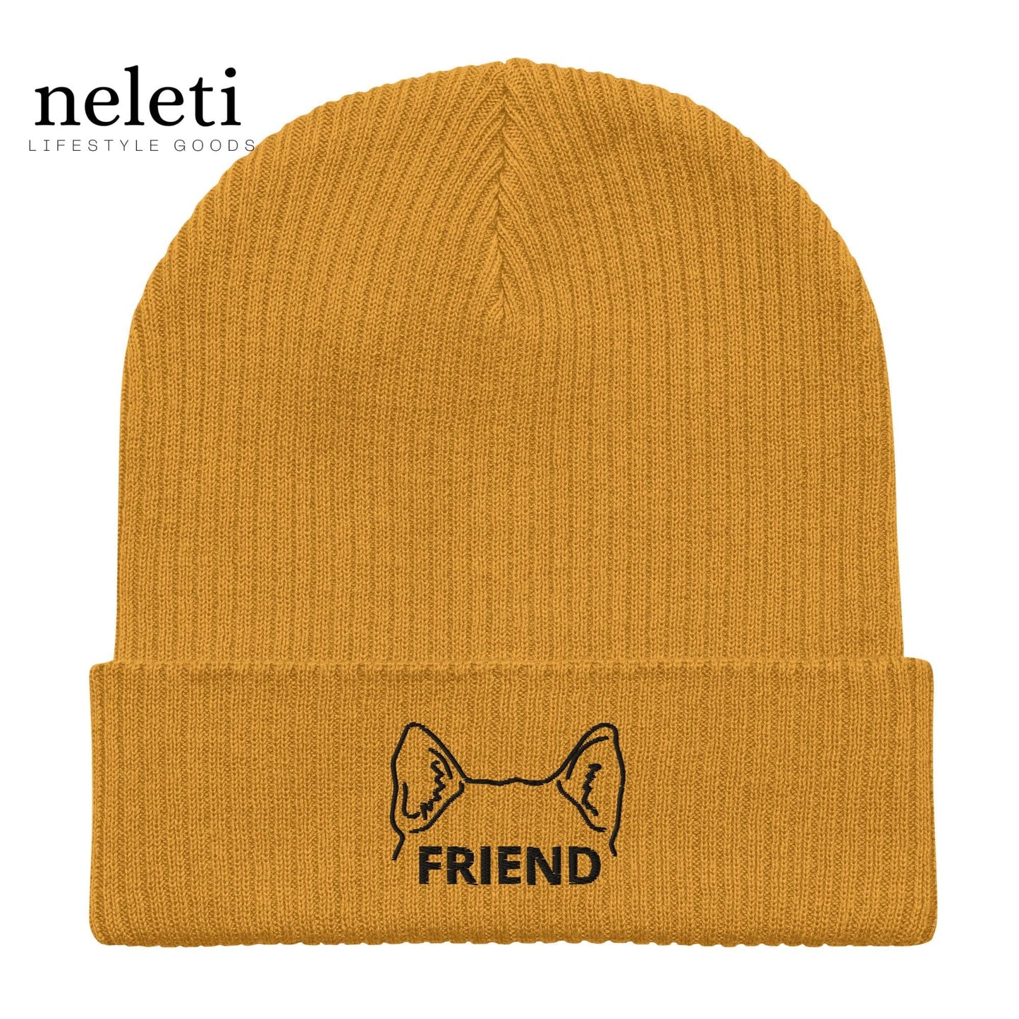    neleti.com-custom-embroidered-yellow-beanie-for-dog-lovers