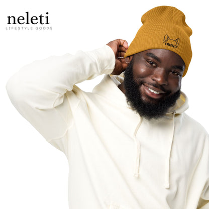    neleti.com-custom-embroidered-yellow-beanie-for-dog-lovers