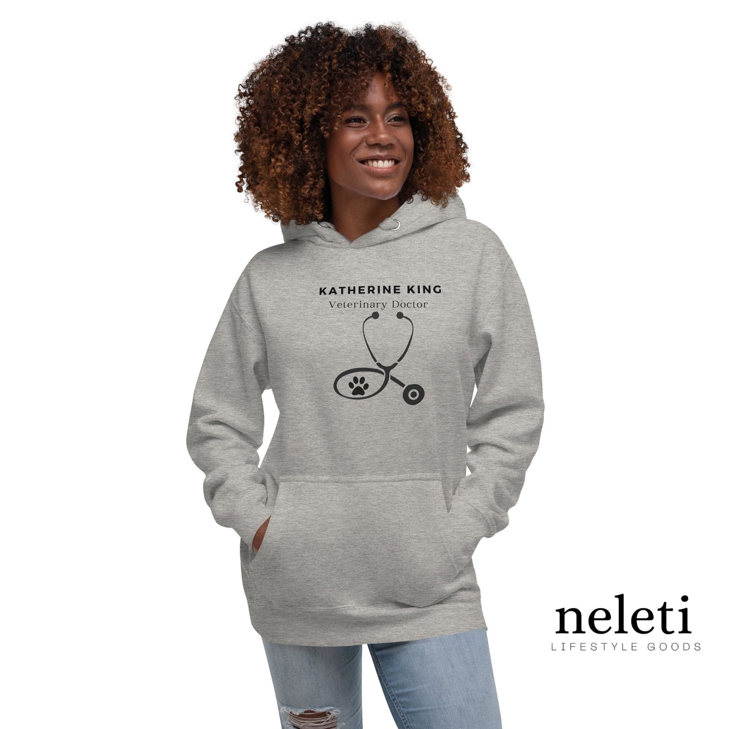 Custom Hoodies for Veterinarians - Exclusive at Neleti.com