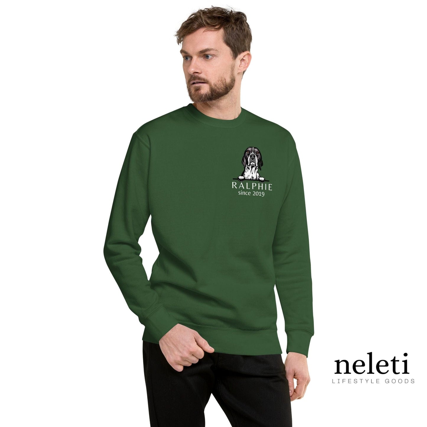 neleti.com-custom-green-sweater-for-dog-dad