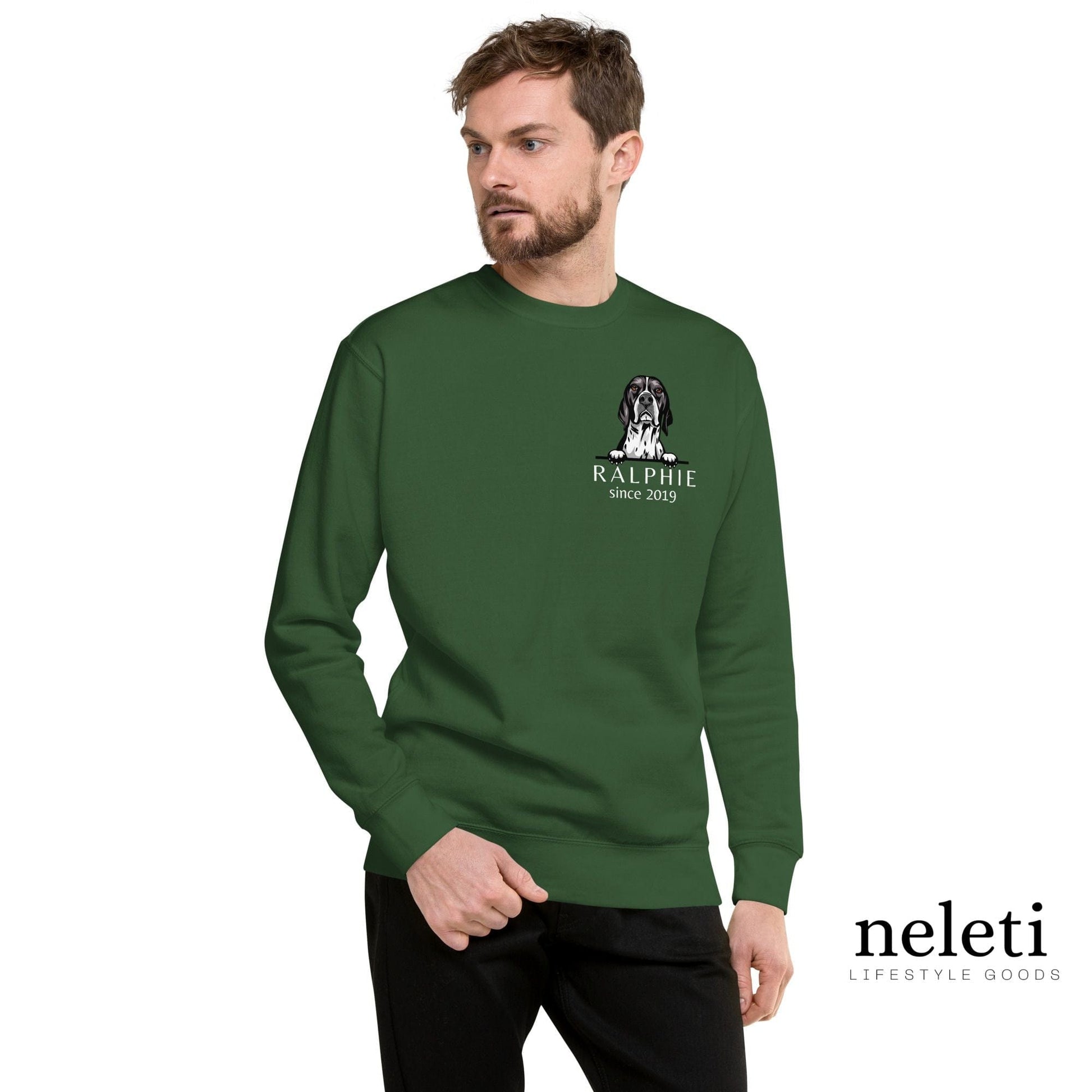 neleti.com-custom-green-sweater-for-dog-dad