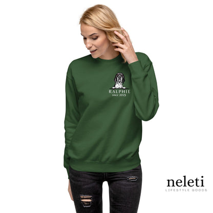 neleti.com-custom-green-sweater-for-dog-mom