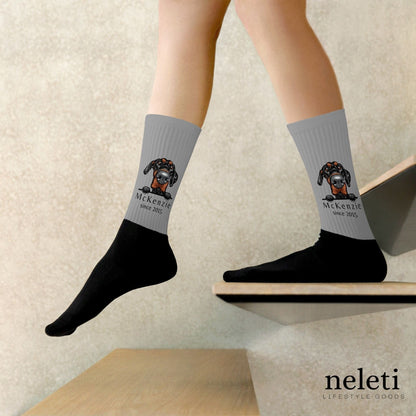 neleti.com-custom-grey-socks-for-dog-lovers