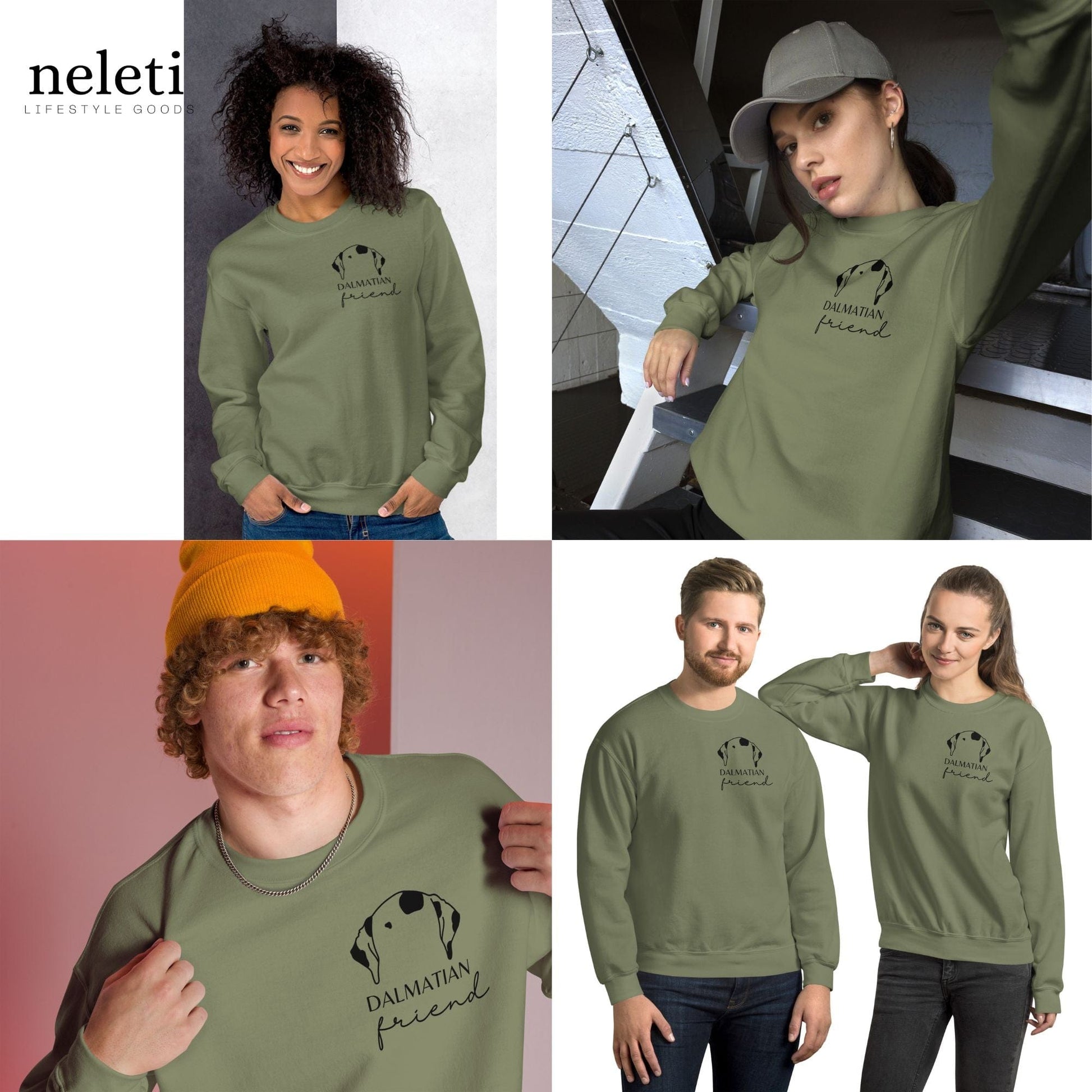    neleti.com-custom-miliraty-green-sweatshirt-with-dog-ears