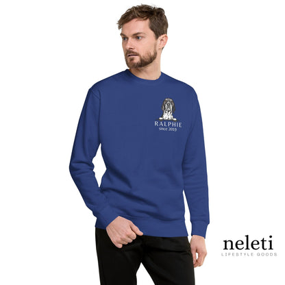 neleti.com-custom-royal-blue-sweater-for-dog-dad