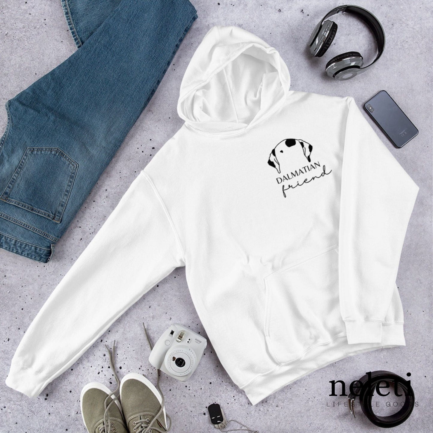 neleti.com-custom-white-hoodie-for-dog-lover