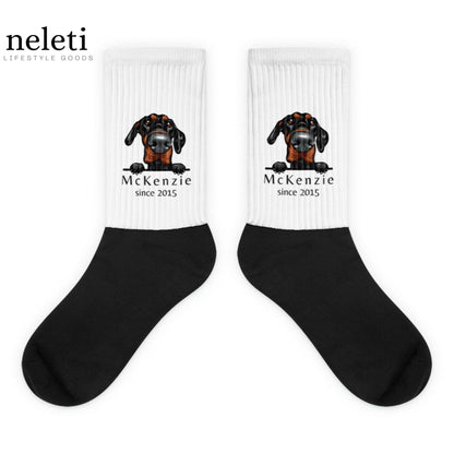 neleti.com-custom-white-socks-for-dog-lovers
