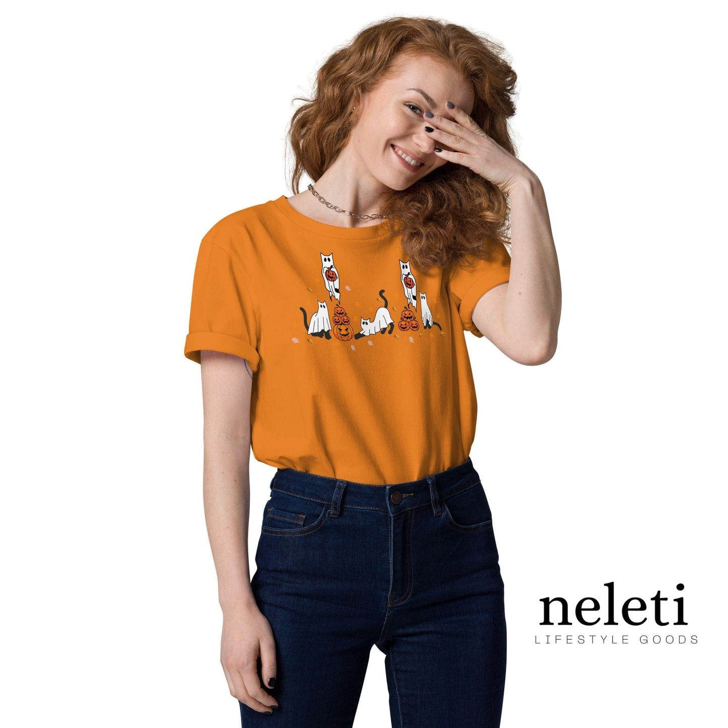 neleti.com-halloween-orange-shirt-for-cat-lover