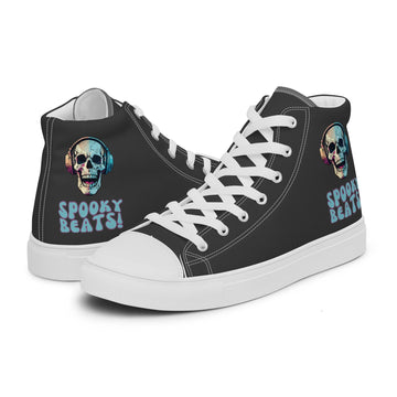 Spooky Beats Eclipse Patterned High Tops for Men