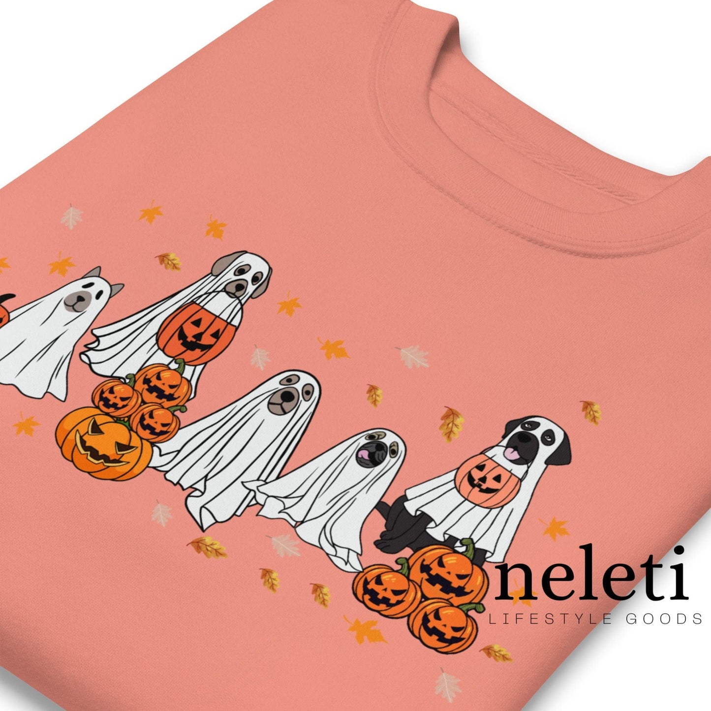 neleti.com-haloween-dusty-rose-sweatshirt-for-dog-lovers