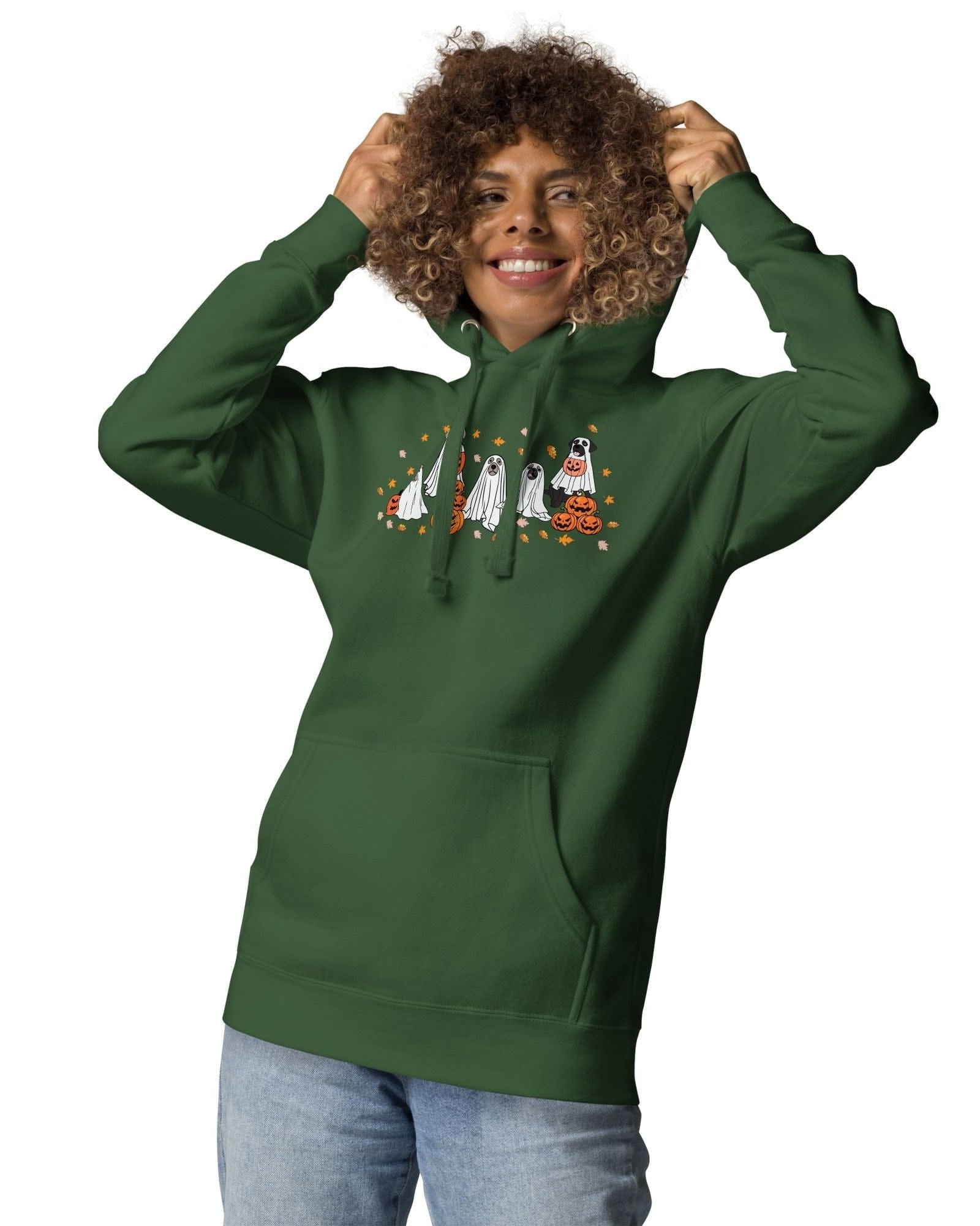 neleti.com-haloween-forest-green-hoodie-for-dog-lovers