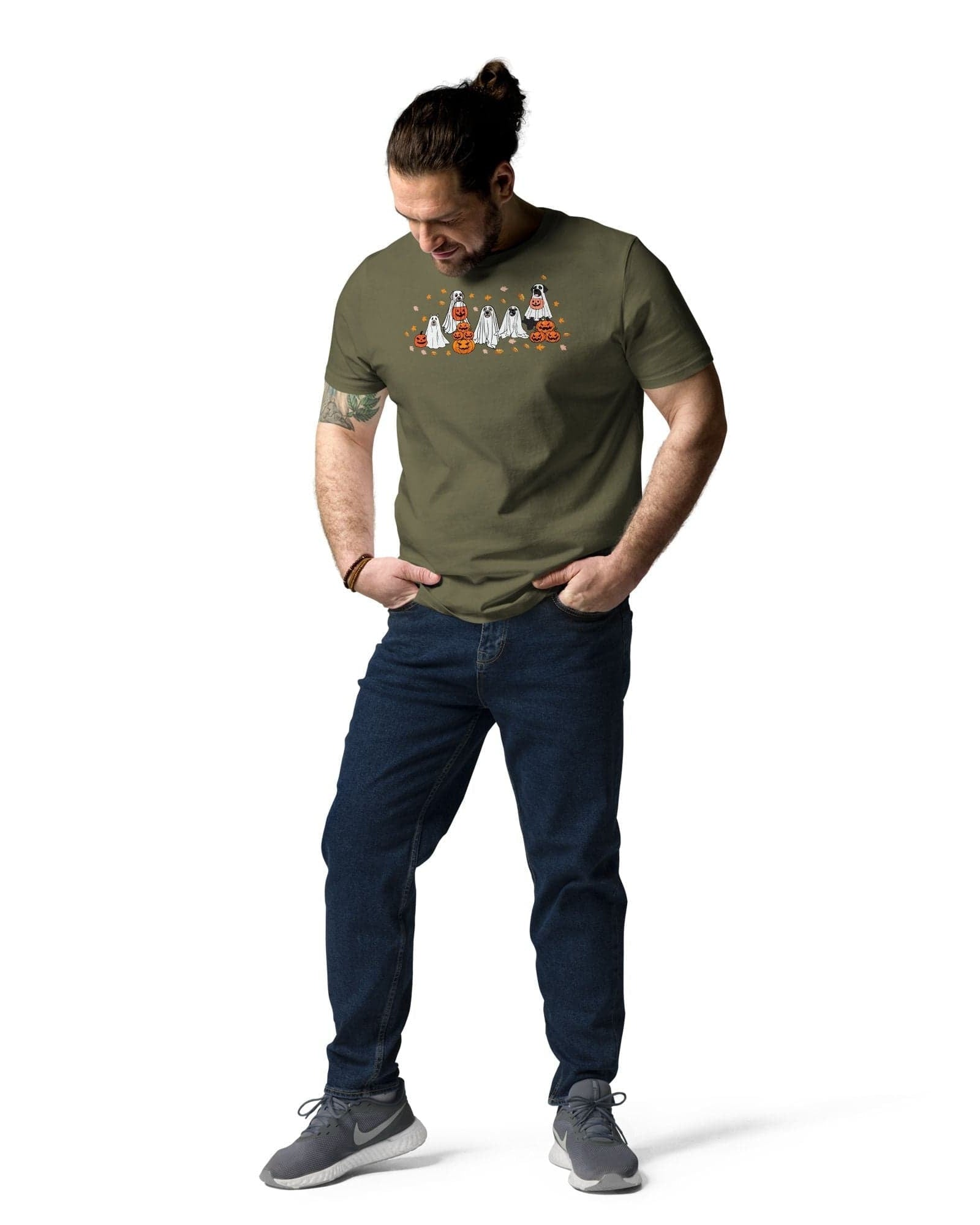 neleti.com-haloween-khaki-shirt-for-dog-lovers