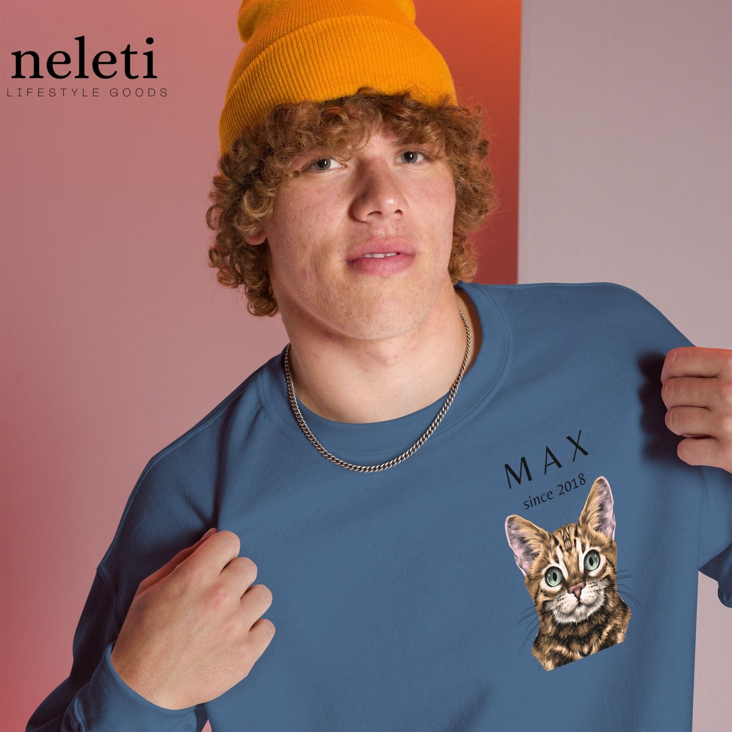 neleti.com-indigo-blue-custom-sweatshirt-for-cat-moms-and-dads