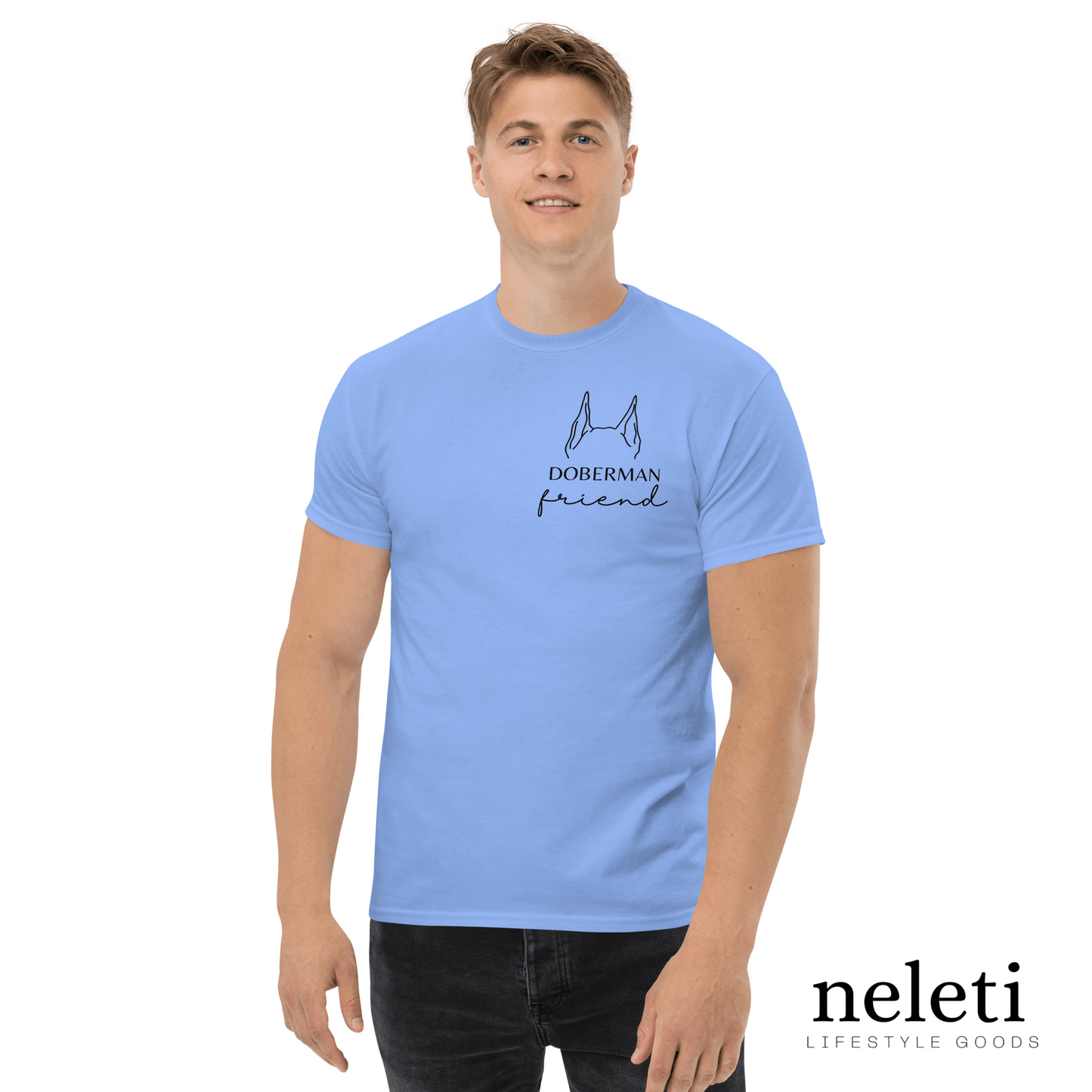 Men's Classic Tee with Personalized Dog Ears