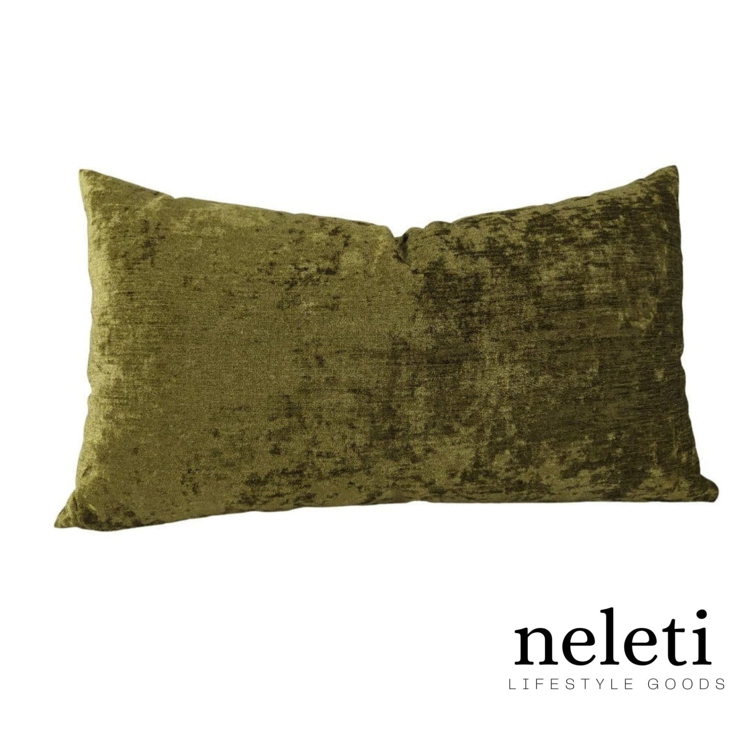 neleti.com-olive-green-chenille-throw-pillow-cover