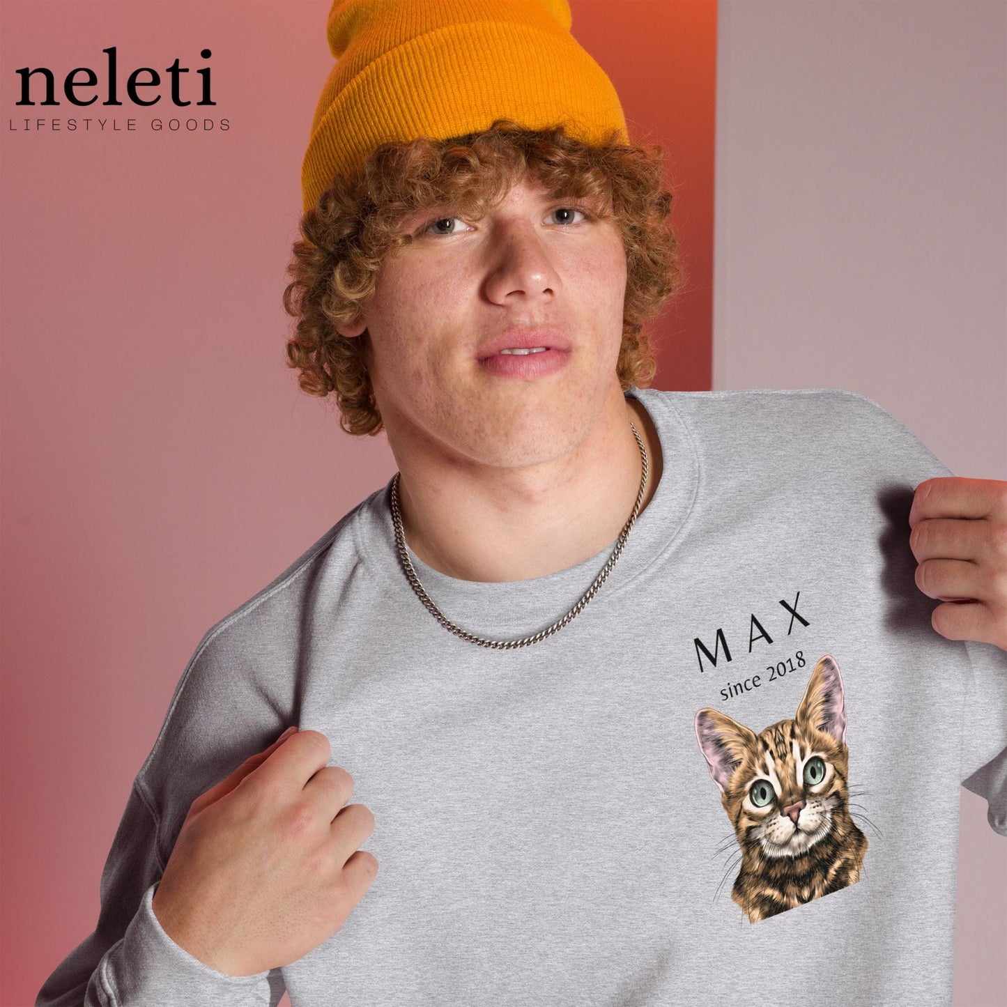 neleti.com-sport-gray-sweatshirt-for-cat-moms-and-dads