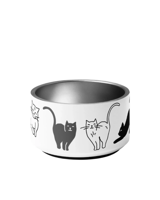 neleti.com-white-insulated-cat-bowl-with-cats-print