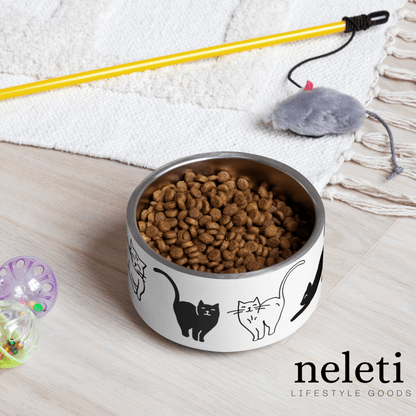 neleti.com-white-insulated-cat-bowl-with-cats-print