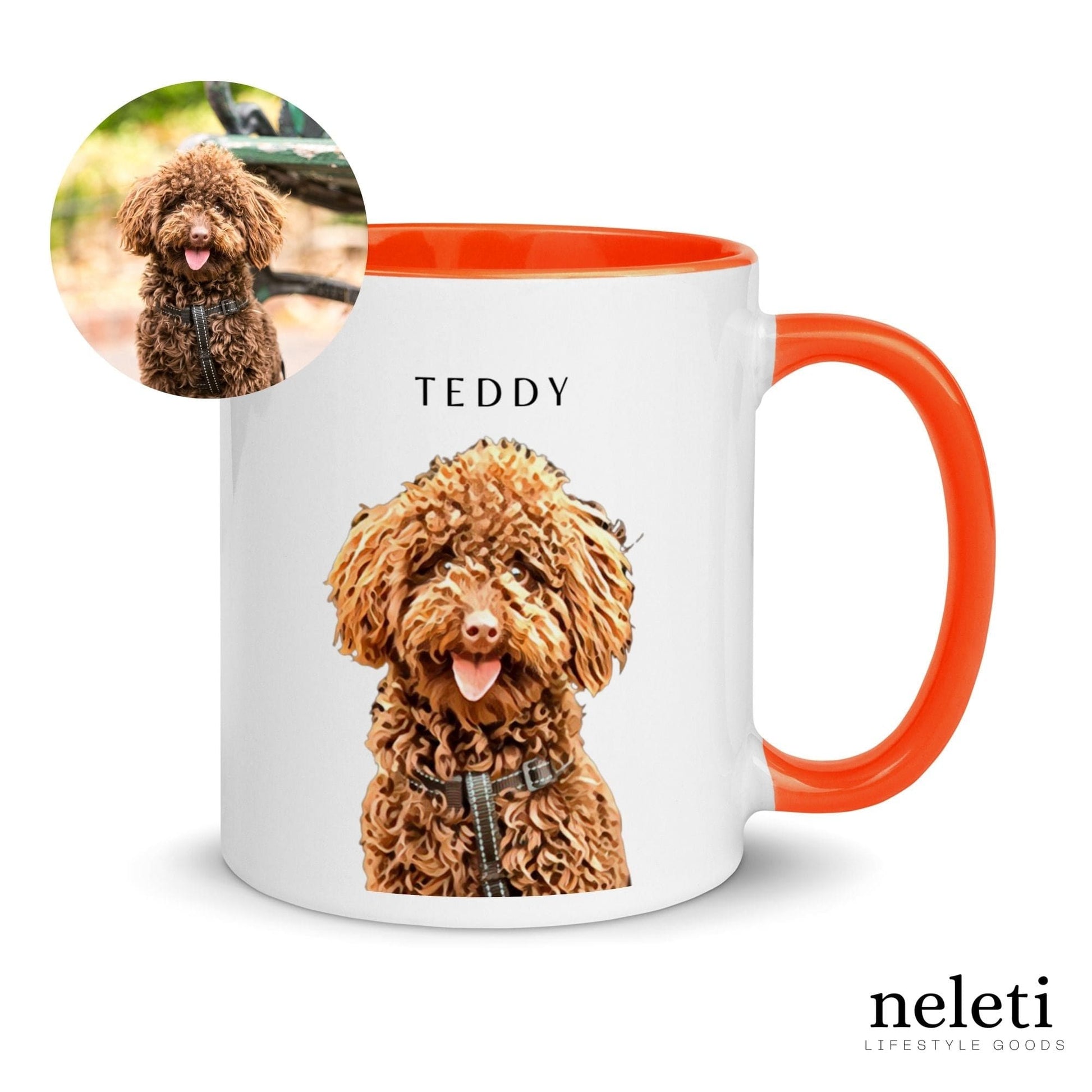 neleti.com-white-orange-custom-mug-with-dog-print