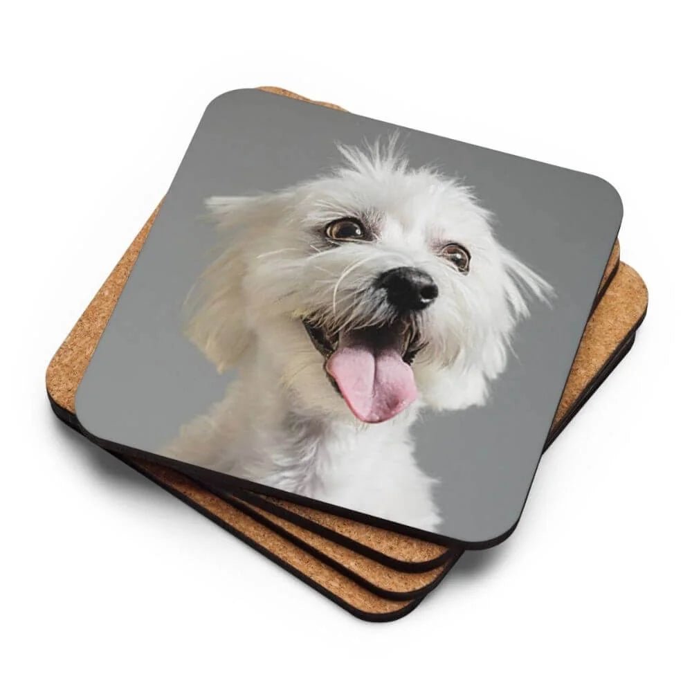 Personalized Pet Photo Coaster - Custom Dog Cat Picture - neleti