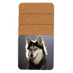 Personalized Pet Photo Coaster - Custom Dog Cat Picture - neleti