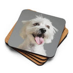 Personalized Pet Photo Coaster - Custom Dog Cat Picture - neleti