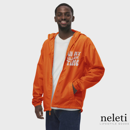 Windbreaker for Men with Custom Slogan - Personalize Your Style at Neleti.com