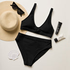Two Piece Women's Swimsuit in Black Color - neleti