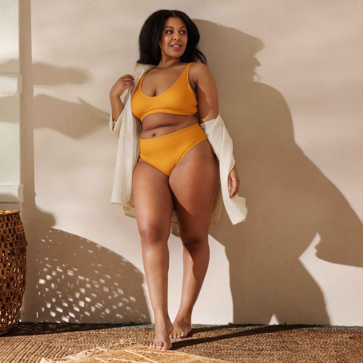 Yellow Two - Piece Swimsuit for Women - neleti