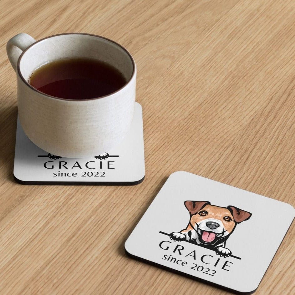 Custom Coasters with Dog Breed Print at Neleti.com - neleti