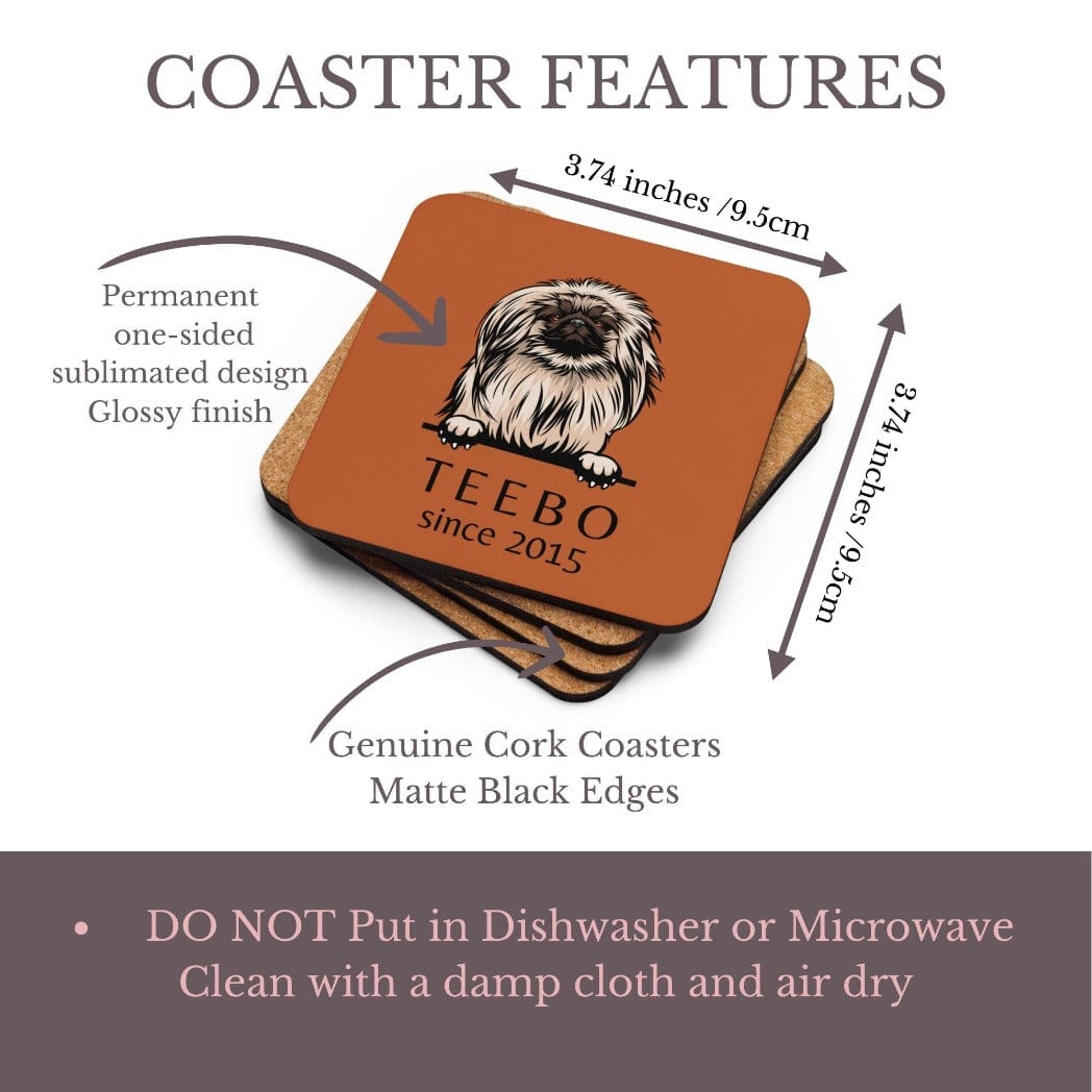 Custom Coasters with Dog Breed Print at Neleti.com - neleti