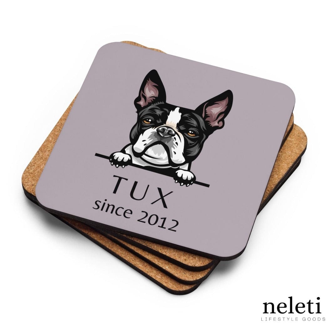 neleti coaster Lily / 1 Coaster - 1 Pet Custom Dog Coasters from Cork