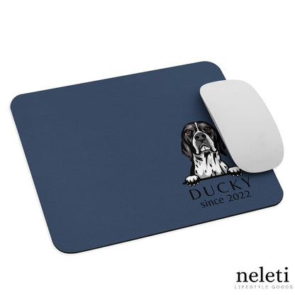 neleti mouse pad Cello Personalized Mouse Pad with English Pointer Dog