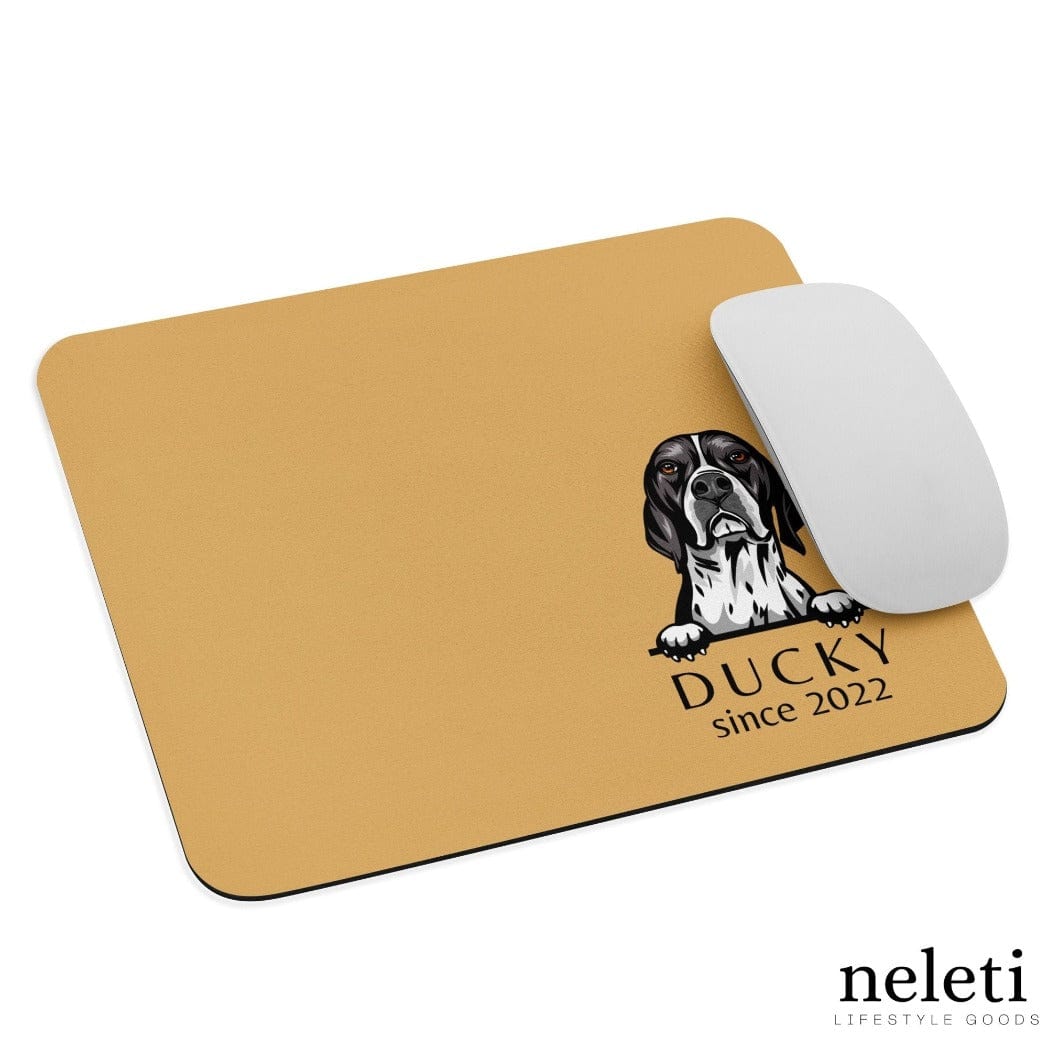 neleti mouse pad Fawn Personalized Mouse Pad with English Pointer Dog