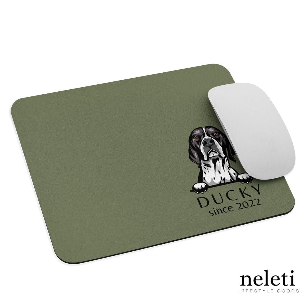 neleti mouse pad Finch Personalized Mouse Pad with English Pointer Dog