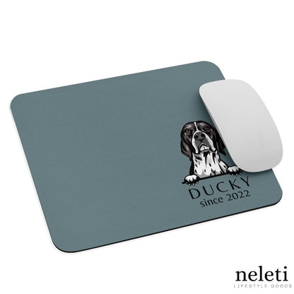 neleti mouse pad Gothic Personalized Mouse Pad with English Pointer Dog