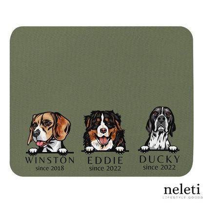 neleti mouse pad Personalized Mouse Pad with English Pointer Dog