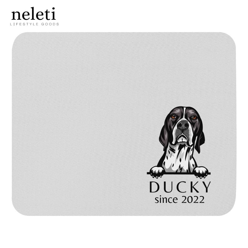 neleti mouse pad Whisper Personalized Mouse Pad with English Pointer Dog