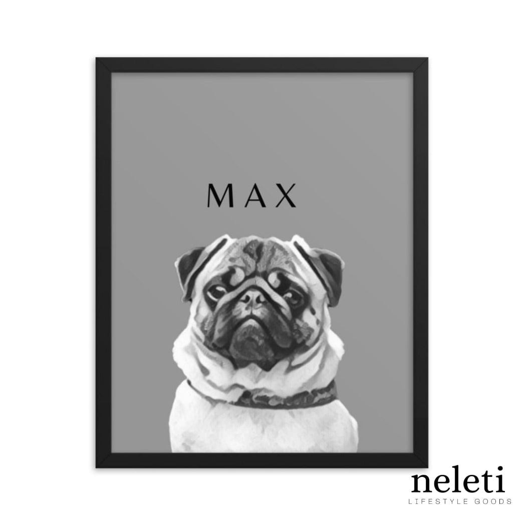 neleti pet portrait Nobel / 8x10in/20x25cm-no frame Personalized Pet Portrait