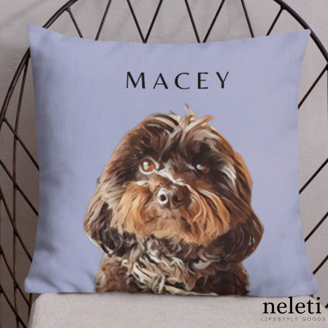 neleti Pillow 18x18in/45x45cm-Cover+INSERT / Perano Custom Pet Pillows and Pillow Covers